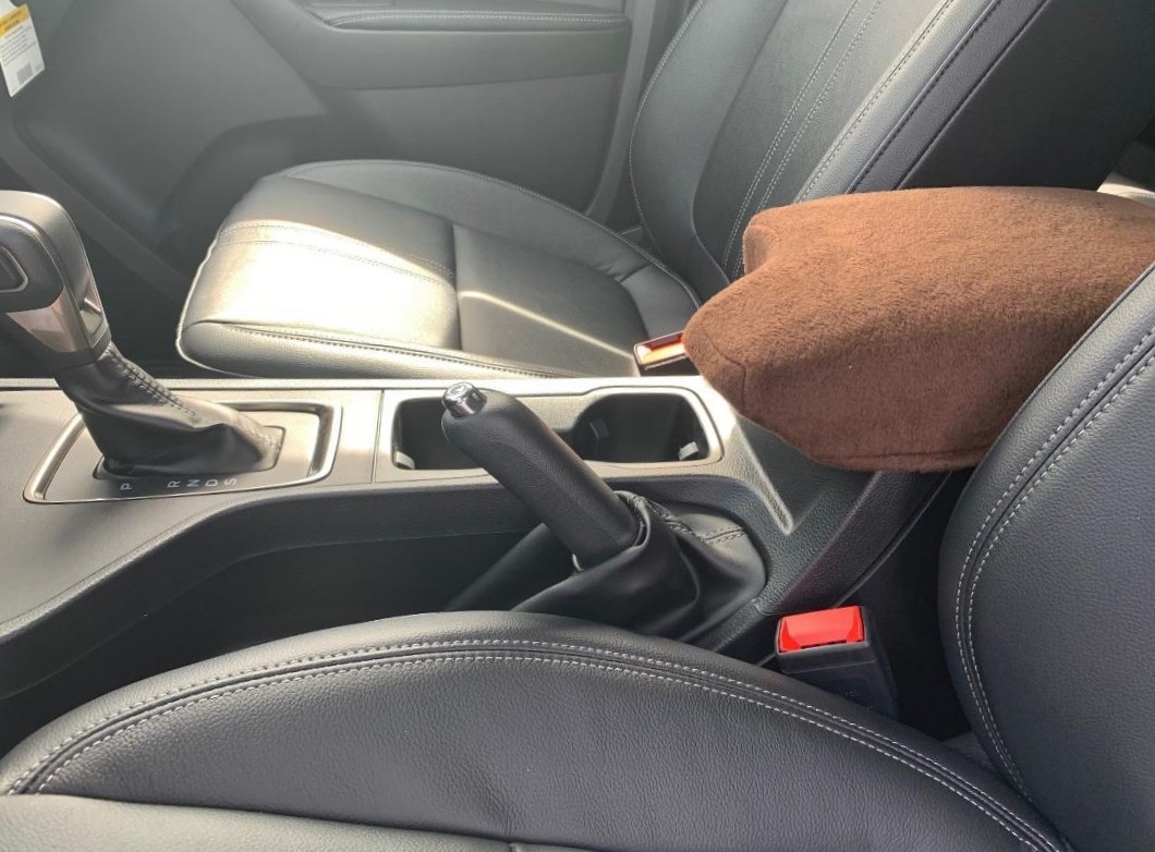 Buy Fleece Center Console Armrest Cover fits the Ford Ranger 2019-2023 Buy Fleece Center Console Armrest Cover fits the Ford Ranger 2019-2023