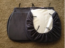 Padded Bottom Seat Covers ONE PAIR