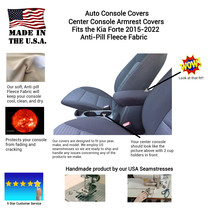 Buy Center Console Armrest Cover fits the Kia Forte 2015-2022- Fleece Material