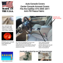 Buy Center Console Armrest Cover fits the Cadillac STS 2005-2011- Fleece Material