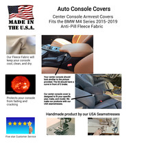 Buy Fleece Center Armrest Console Cover fits the BMW M4 Series 2015-2019 (All Trim Levels)