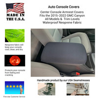 Buy Neoprene Center Console Armrest Cover fits the GMC Canyon 2015-2022