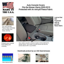 Buy Center Console Armrest Cover fits the Nissan Xterra 2005-2015- Fleece Material