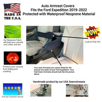 Buy Auto Armrest Covers -Fits the Ford Expedition 2020-2022 Neoprene Material (1 pair)