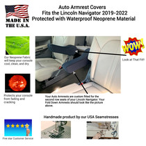 Buy Auto Armrest Covers -Fits the Lincoln Navigator 2020-2022 Neoprene Material (1 pair)