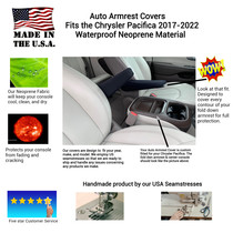 Buy Auto Armrest Covers -Fits the Chrysler Pacifica 2017-2022- Neoprene Material (Pair)