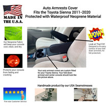 Buy Auto Armrest Covers -Fits the Toyota Sienna 2011-2020- Neoprene Material (Pair)