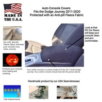 Buy Center Console Armrest Cover fits the Dodge Journey 2011-2020- Fleece Material
