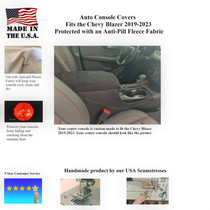 Buy Fleece Center Console Armrest Cover fits the Chevy Blazer 2019-2025