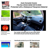 Buy Neoprene Center Console Armrest Cover fits the Infiniti QX60 2013-2020