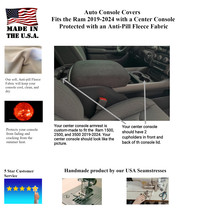 Buy Fleece Center Console Armrest Cover Fits the Ram 1500, 2500, & 3500 2019- 2025 (All Models & Trims with Center Console)