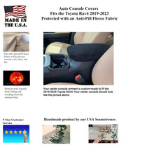 Buy Fleece Center Console Armrest Cover Fits the Toyota RAV4 2019-2025