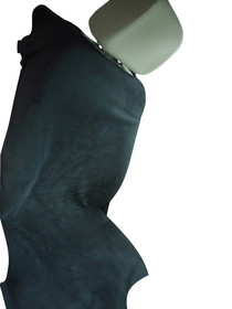 Fleece Slip-On Pancho Bucket Seat Cover (1)-Black