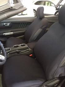 Full Seat Covers for Ford Mustang 2015-18-(Pair) - Neoprene Seat Cover